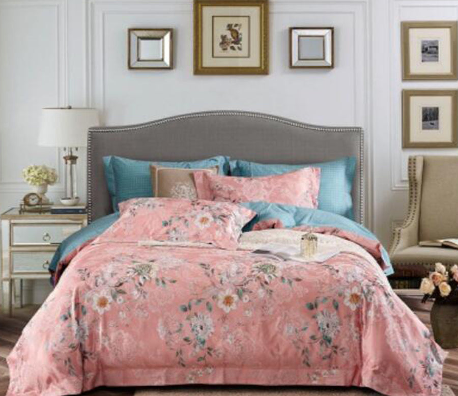 3D Pink Flower 14119 Bed Pillowcases Quilt