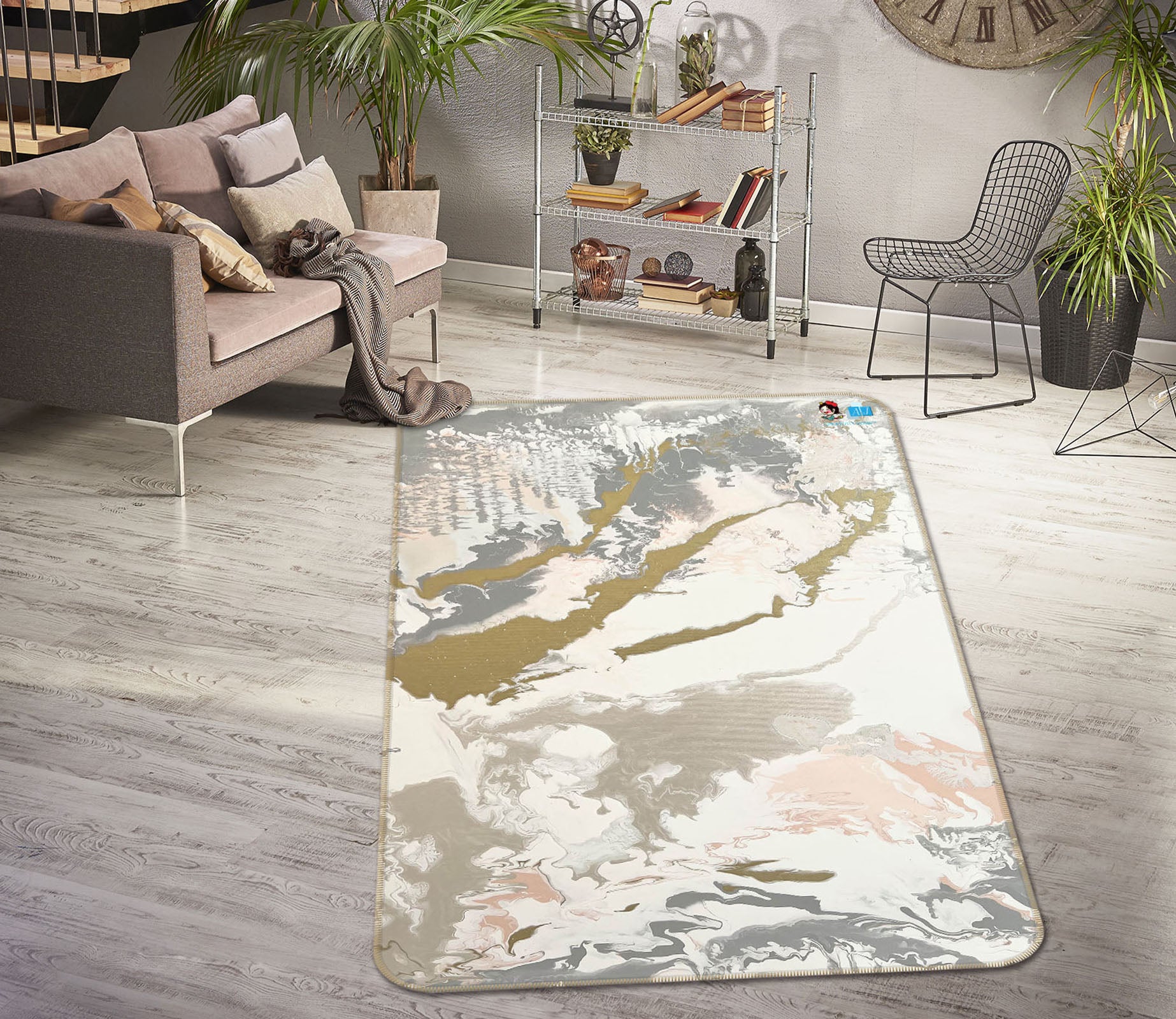 3D Art Paintings 3046 Skromova Marina Rug Non Slip Rug Mat