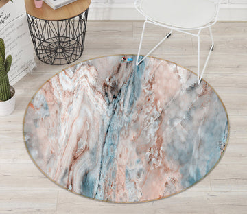 3D Marble 71156 Round Non Slip Rug Mat