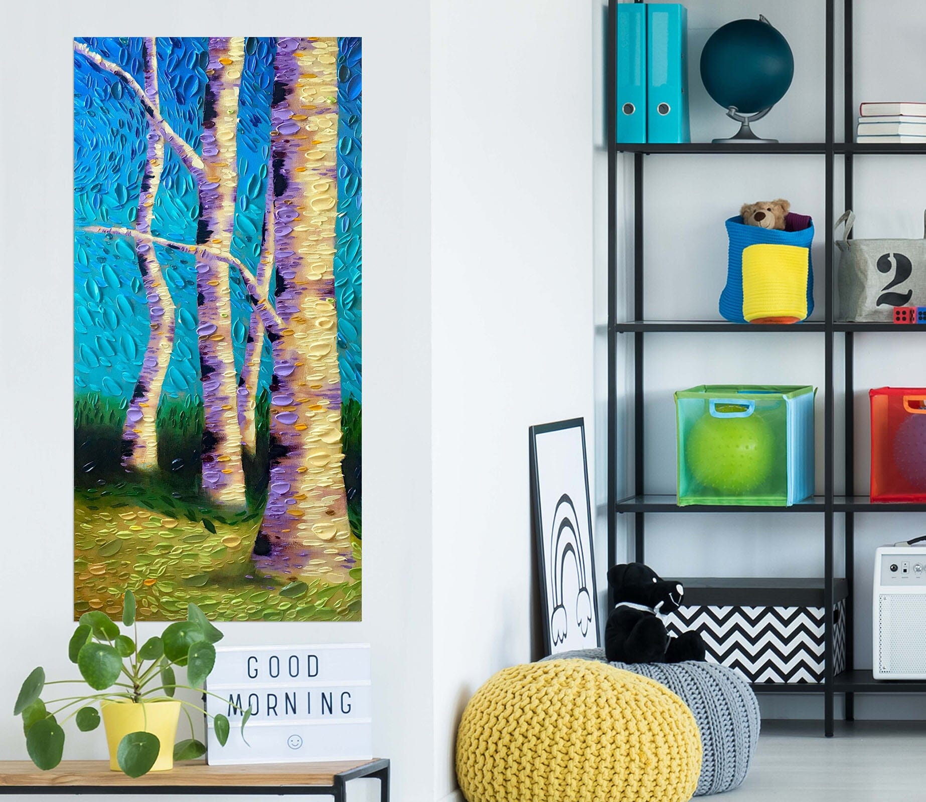 3D Garden Branches Mystery 037 Dena Tollefson Wall Sticker Wallpaper AJ Wallpaper 2 