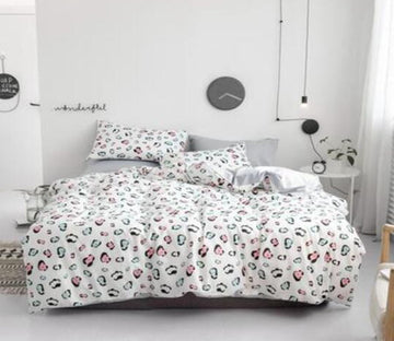 3D Color Leopard 15147 Bed Pillowcases Quilt