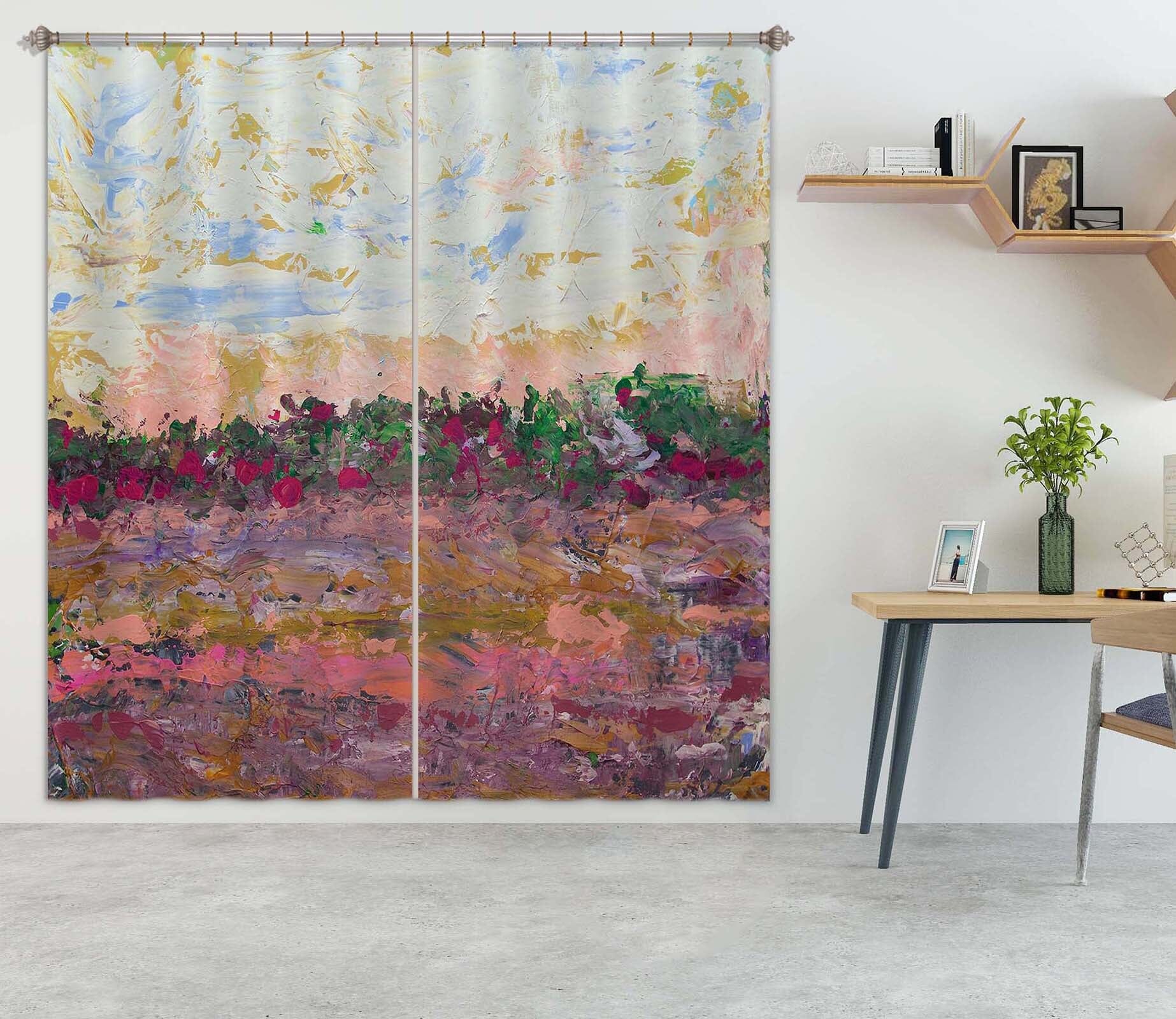3D Summer Sunset 272 Allan P. Friedlander Curtain Curtains Drapes Curtains AJ Creativity Home 