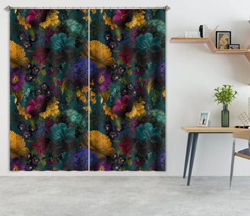 3D Painted Grassland 144 Uta Naumann Curtain Curtains Drapes Curtains AJ Creativity Home 