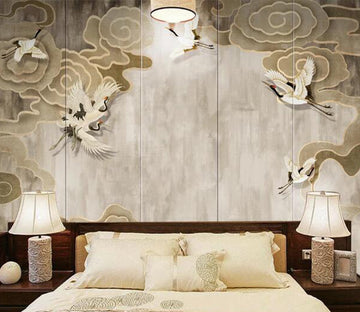 3D Crane Wings WC2149 Wall Murals