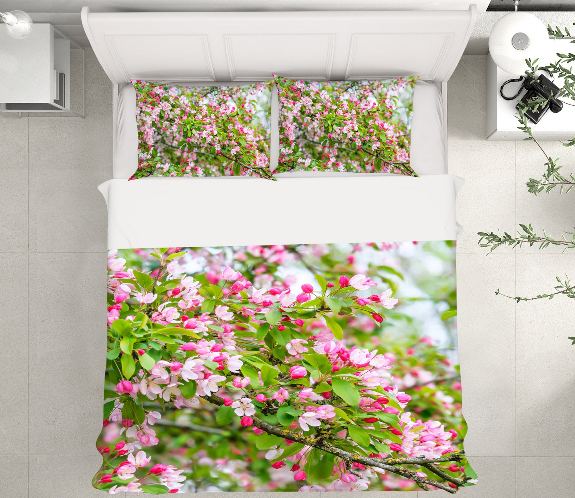 3D Peach Blossom 7180 Assaf Frank Bedding Bed Pillowcases Quilt Cover Duvet Cover