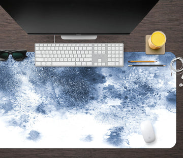 3D Dark Blue Ink 18021 Desk Mat