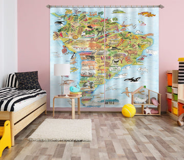 3D South America 055 Michael Sewell Curtain Curtains Drapes Curtains AJ Creativity Home 