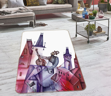3D Houses 33199 Non Slip Rug Mat