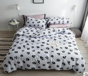 3D Animal Footprints 18109 Bed Pillowcases Quilt