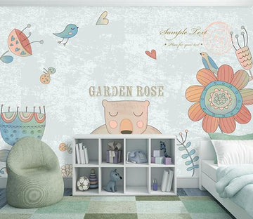 3D Cute Bear 1401 Wall Murals Wallpaper AJ Wallpaper 2 