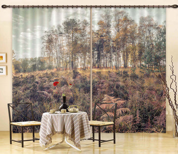 3D Dense Grass 6413 Assaf Frank Curtain Curtains Drapes