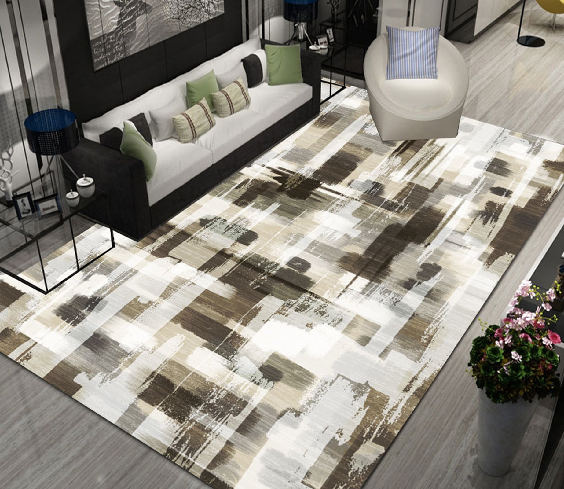 3D Colored Diamond WG570 Non Slip Rug Mat Mat AJ Creativity Home 