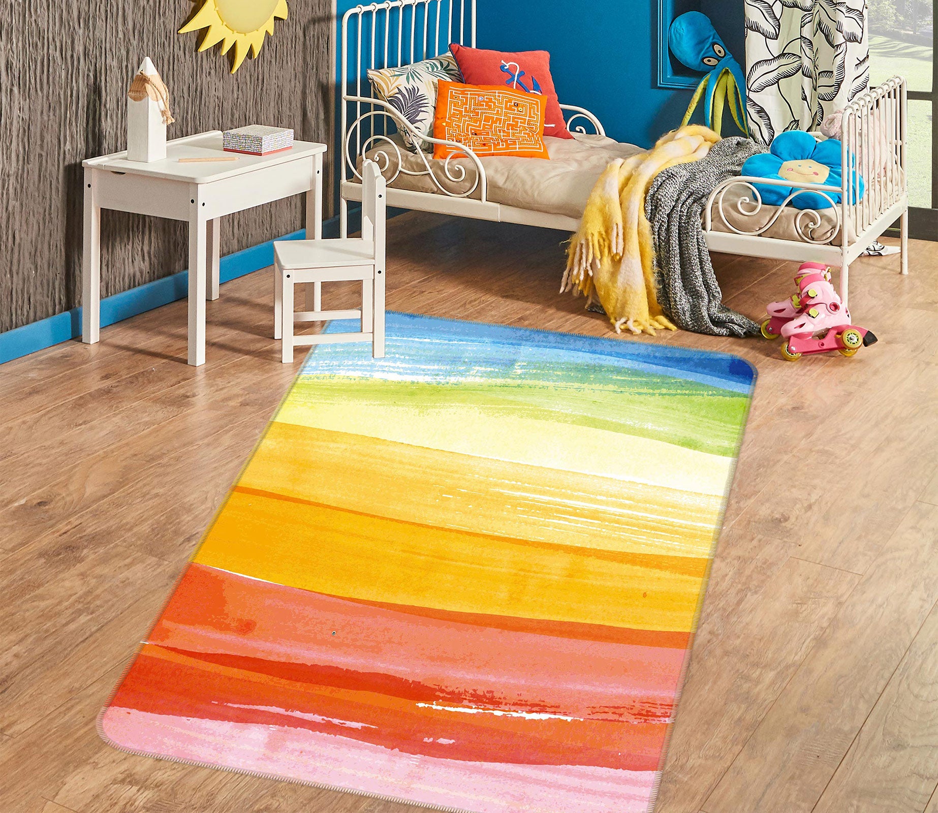 3D Color Bar 30100 Non Slip Rug Mat