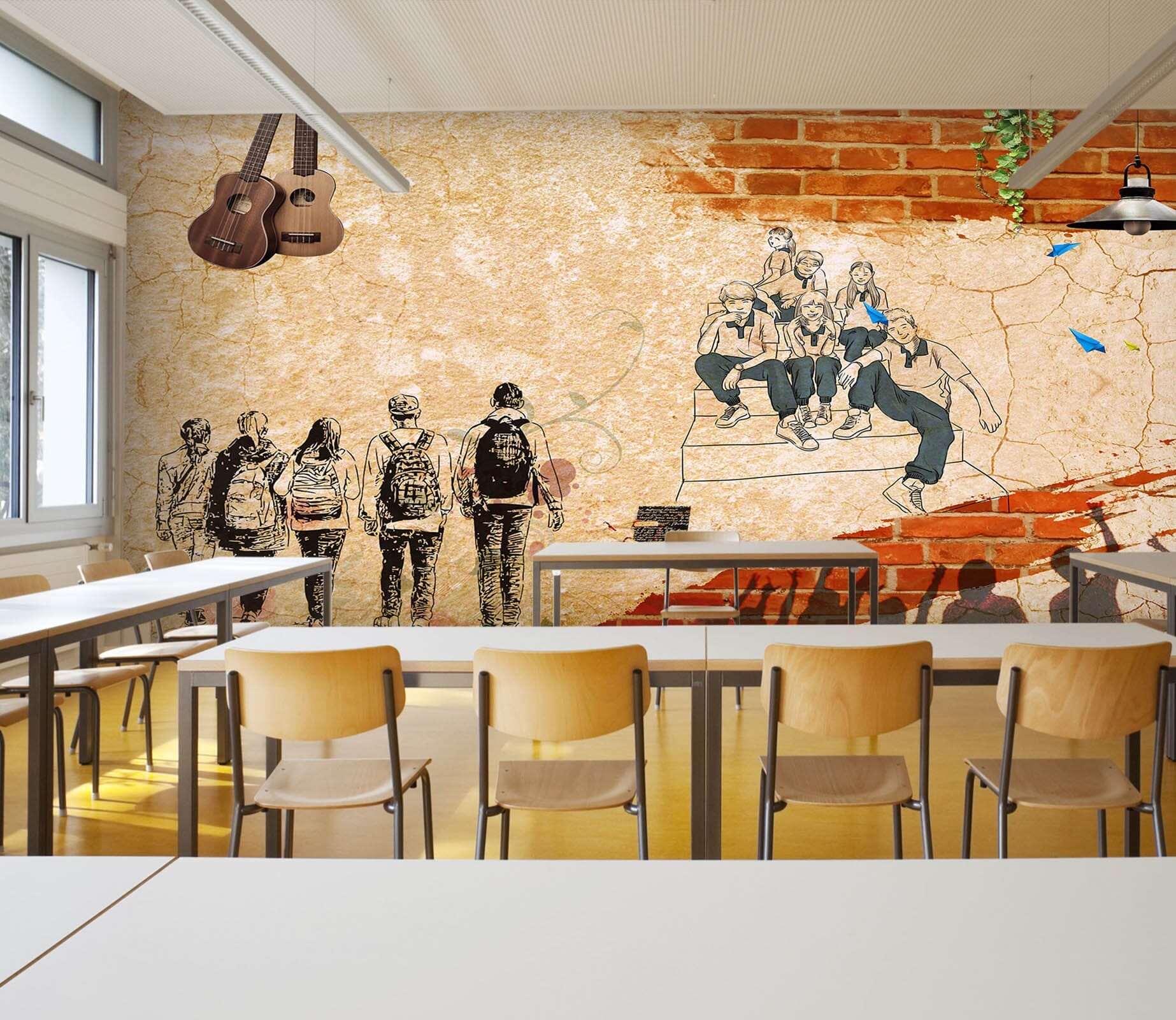 3D Travel Together 1637 Wall Murals Wallpaper AJ Wallpaper 2 