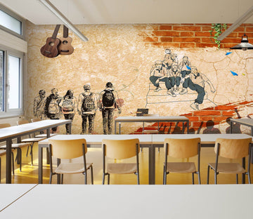 3D Travel Together 1637 Wall Murals Wallpaper AJ Wallpaper 2 