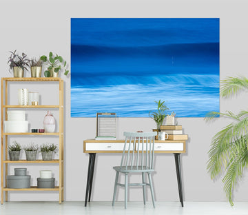 3D Blue Waves 189 Marco Carmassi Wall Sticker Wallpaper AJ Wallpaper 2 