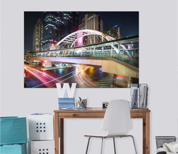 3D Bangkok Bridge 107 Marco Carmassi Wall Sticker Wallpaper AJ Wallpaper 2 