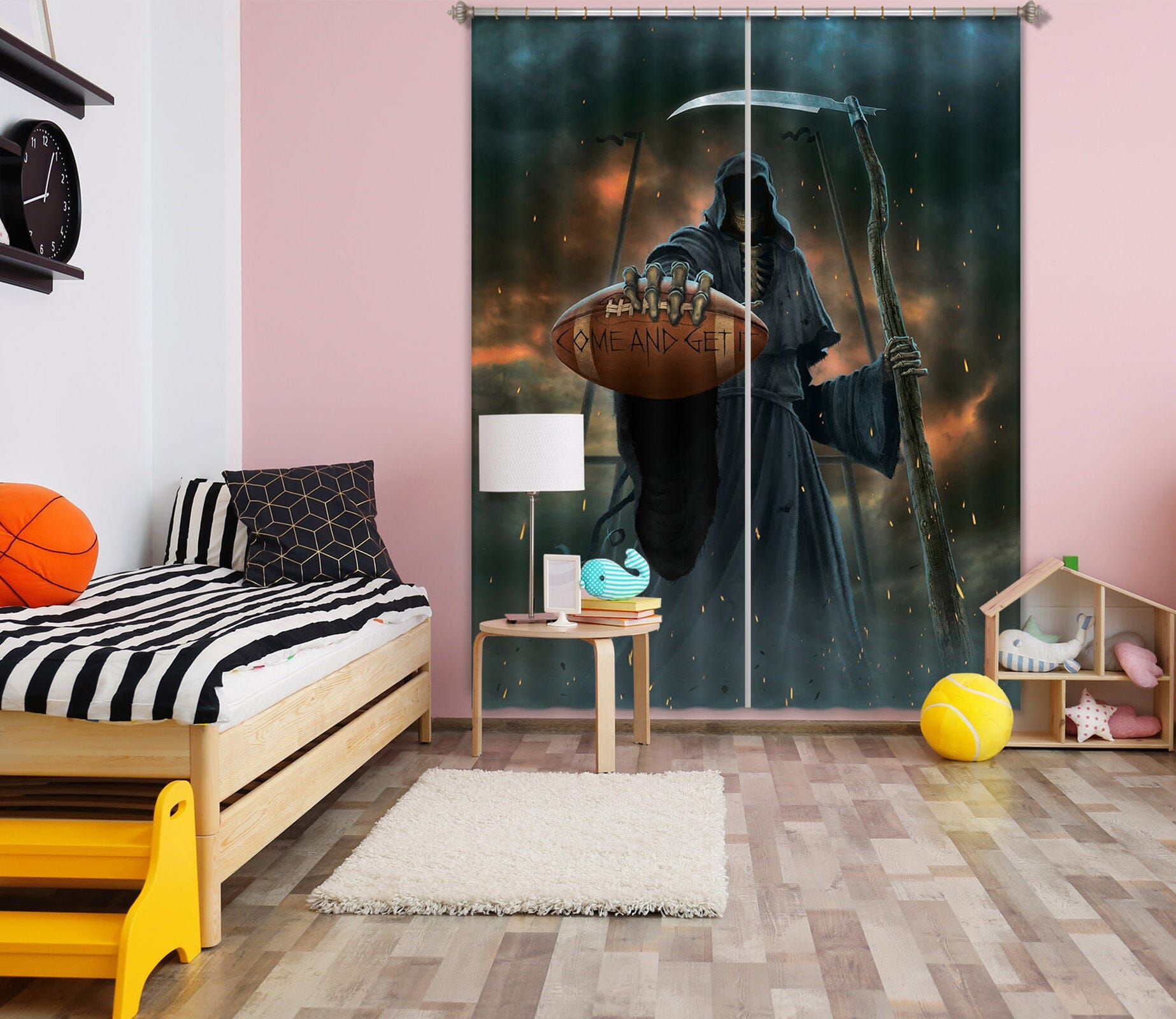 3D God Of War 025 Vincent Hie Curtain Curtains Drapes Curtains AJ Creativity Home 