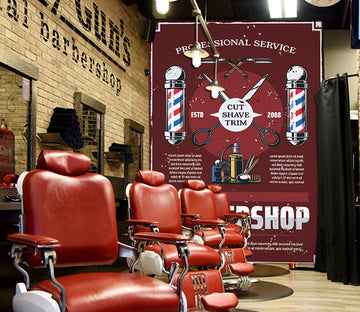 3D Color Lamp Post 1439 Barber Shop Wall Murals Wallpaper AJ Wallpaper 2 