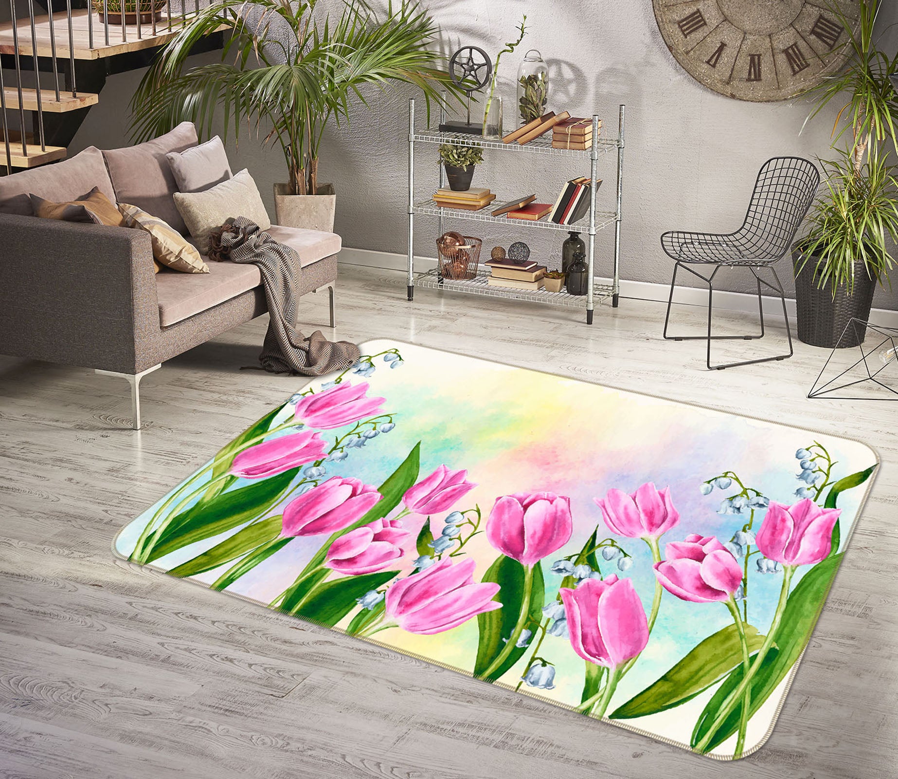 3D Tulip 30206 Non Slip Rug Mat