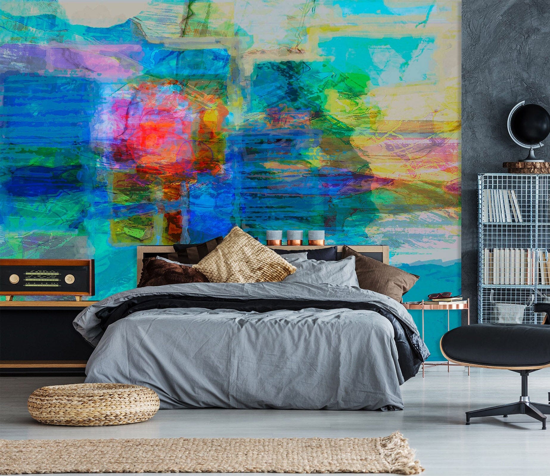 3D Blue Sea 1510 Michael Tienhaara Wall Mural Wall Murals Wallpaper AJ Wallpaper 2 