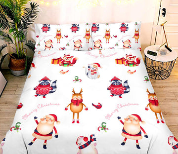3D Christmas Pattern 45237 Christmas Quilt Duvet Cover Xmas Bed Pillowcases