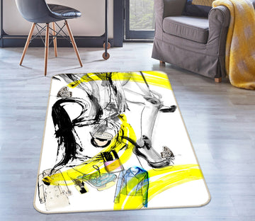 3D Clothes Shoes Pattern 65016 Non Slip Rug Mat