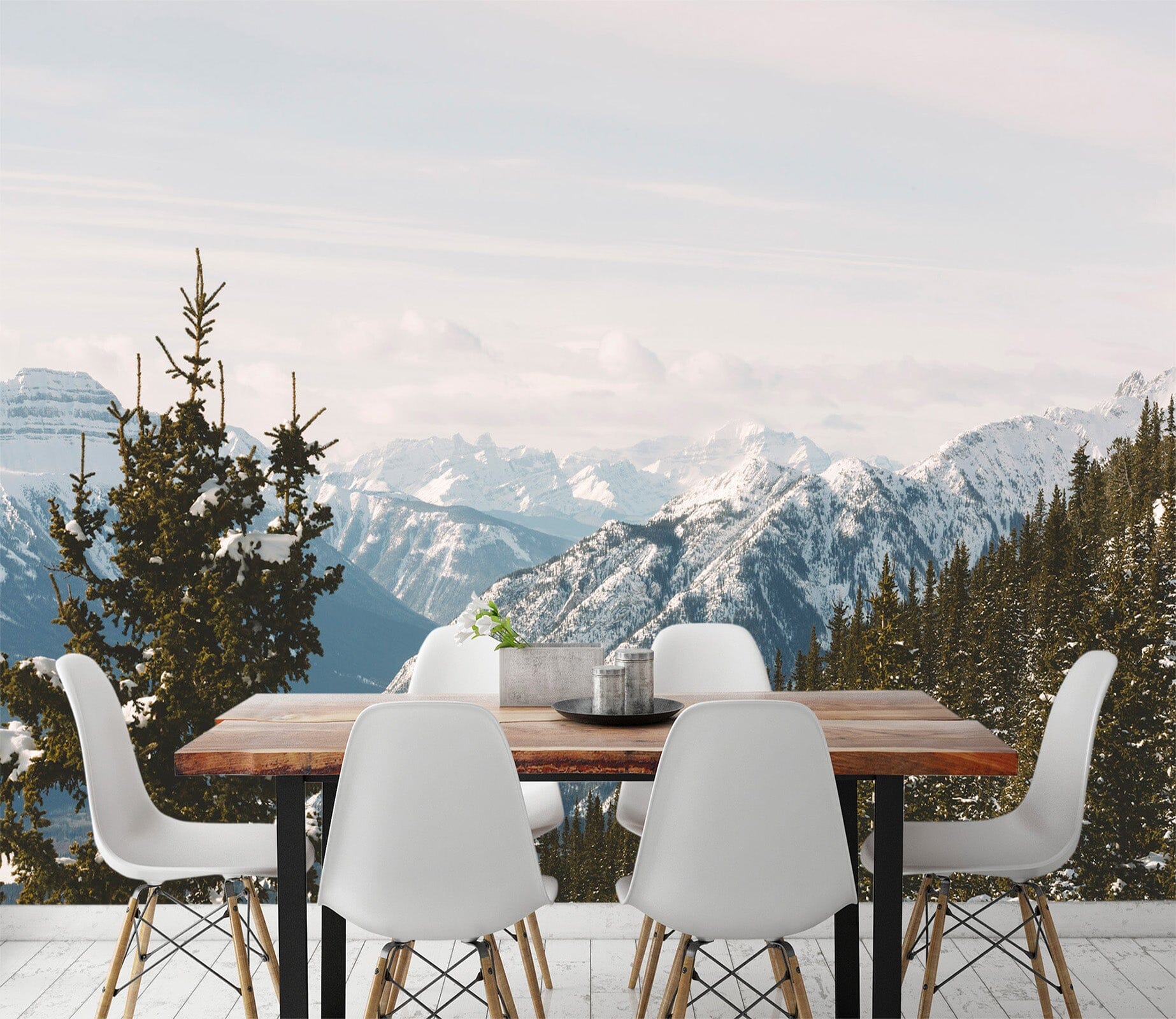 3D Snow Mountain Forest 79 Wall Murals Wallpaper AJ Wallpaper 2 