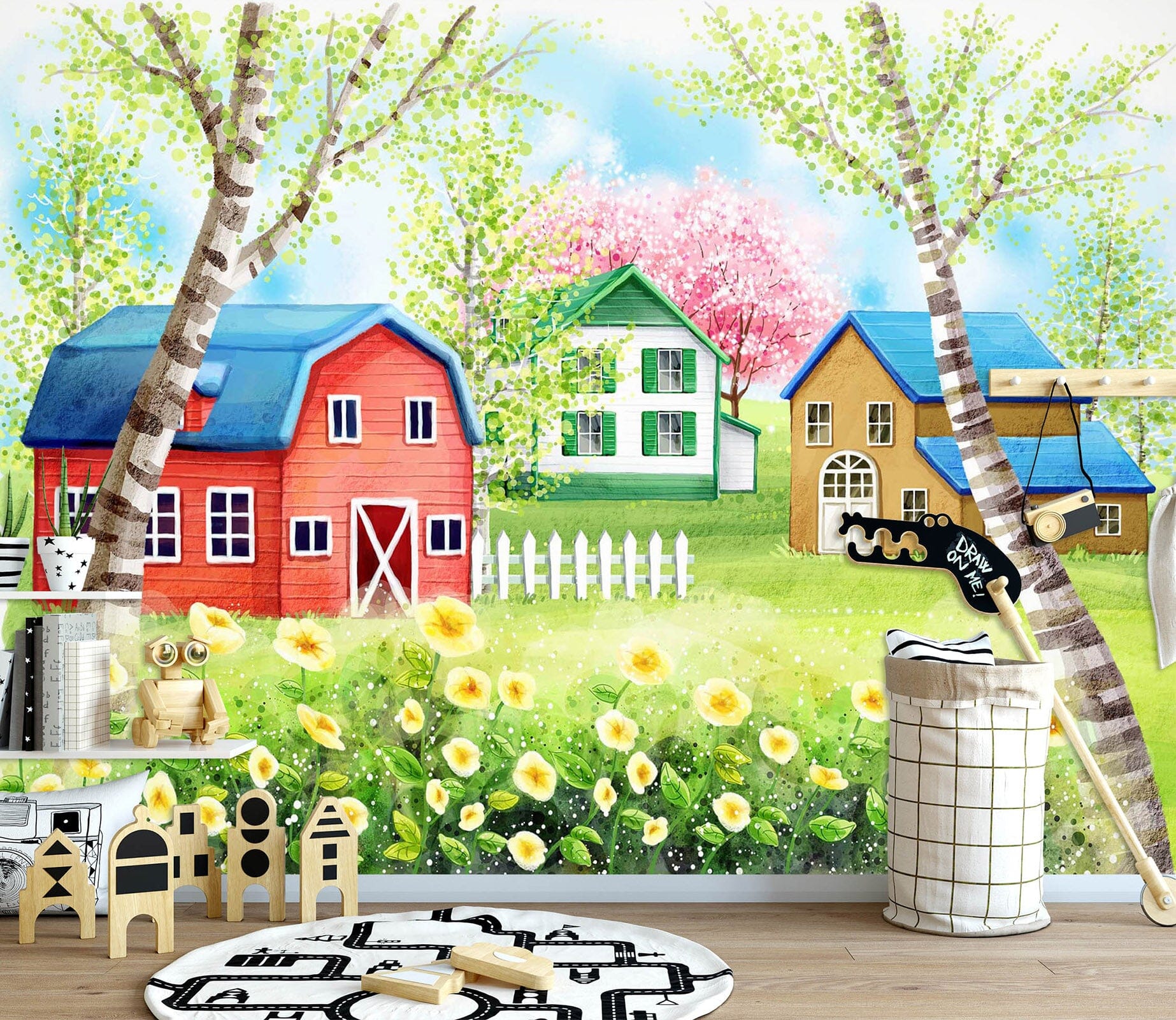 3D Park House 1666 Wall Murals Wallpaper AJ Wallpaper 2 