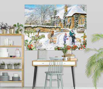 3D A Winter Garden 013 Trevor Mitchell Wall Sticker Wallpaper AJ Wallpaper 2 