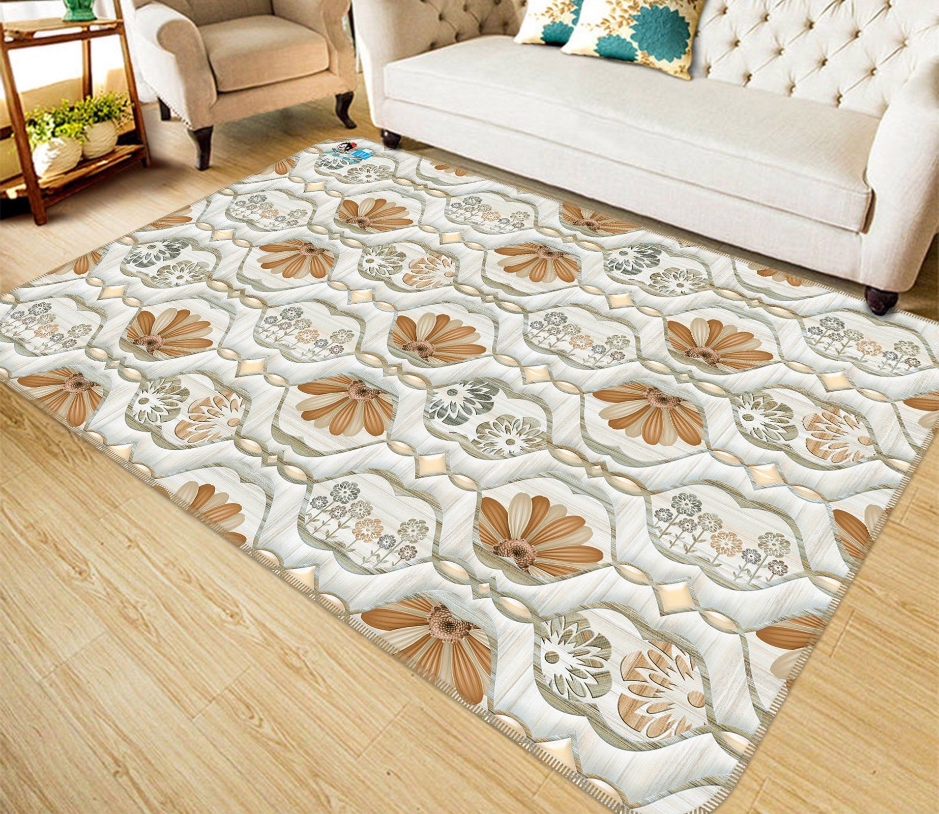 3D Decorative Pattern 261 Non Slip Rug Mat Mat AJ Creativity Home 