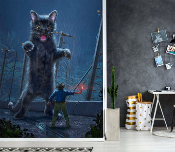 3D Jurassic Kitty 1525 Wall Murals Exclusive Designer Vincent Wallpaper AJ Wallpaper 2 