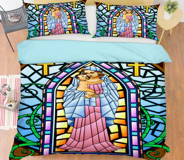 3D Colorful Lump Virgin 13170 Bed Pillowcases Quilt