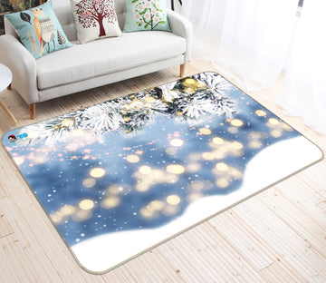 3D Snow 55113 Christmas Non Slip Rug Mat Xmas