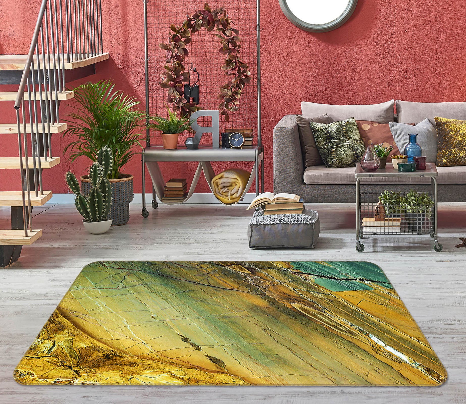 3D Texture 27127 Non Slip Rug Mat