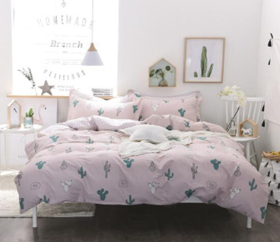 3D Cactus 30174 Bed Pillowcases Quilt