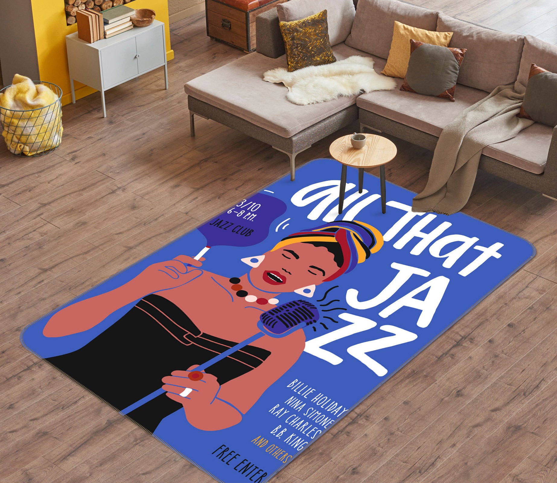 3D To Sing 37109 Non Slip Rug Mat