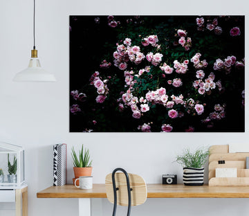 3D Pink Rose 017 Noirblanc777 Wall Sticker Wallpaper AJ Wallpaper 2 