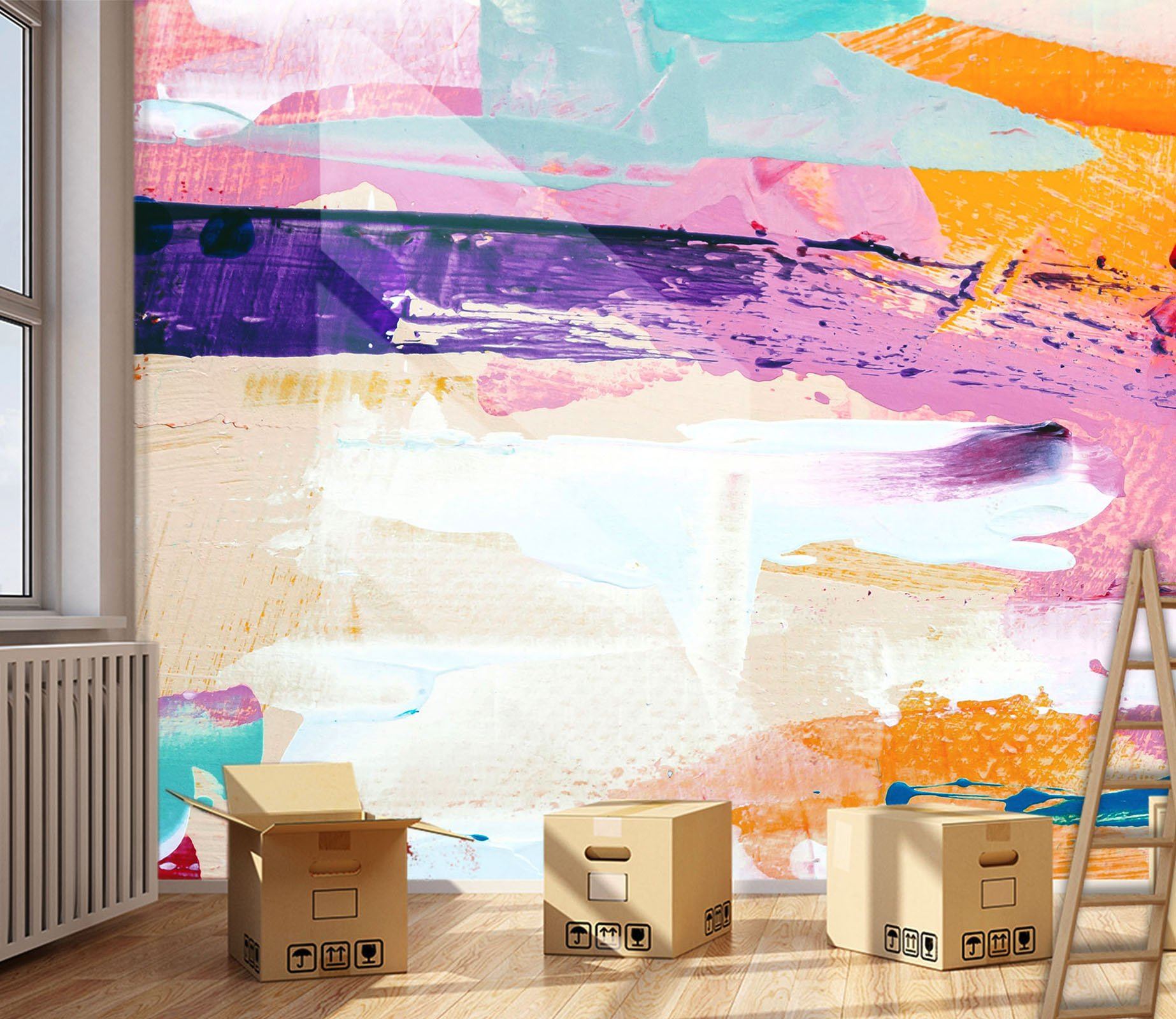 3D Colorful Graffiti 96 Wallpaper AJ Wallpaper 