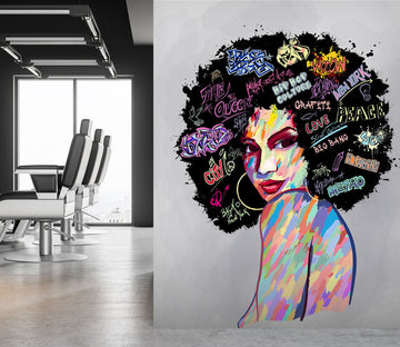 3D Girl Exploding Head 101 Wall Murals Wallpaper AJ Wallpaper 2 