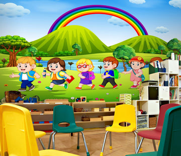 3D Cute Rainbow 197 Wall Murals Wallpaper AJ Wallpaper 2 