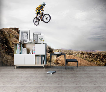3D Cycling Utah 197 Vehicle Wall Murals