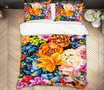 3D Flowers 12112 Bed Pillowcases Quilt