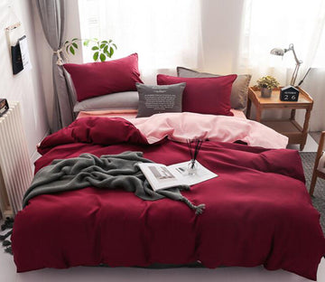 3D Crimson 12102 Bed Pillowcases Quilt