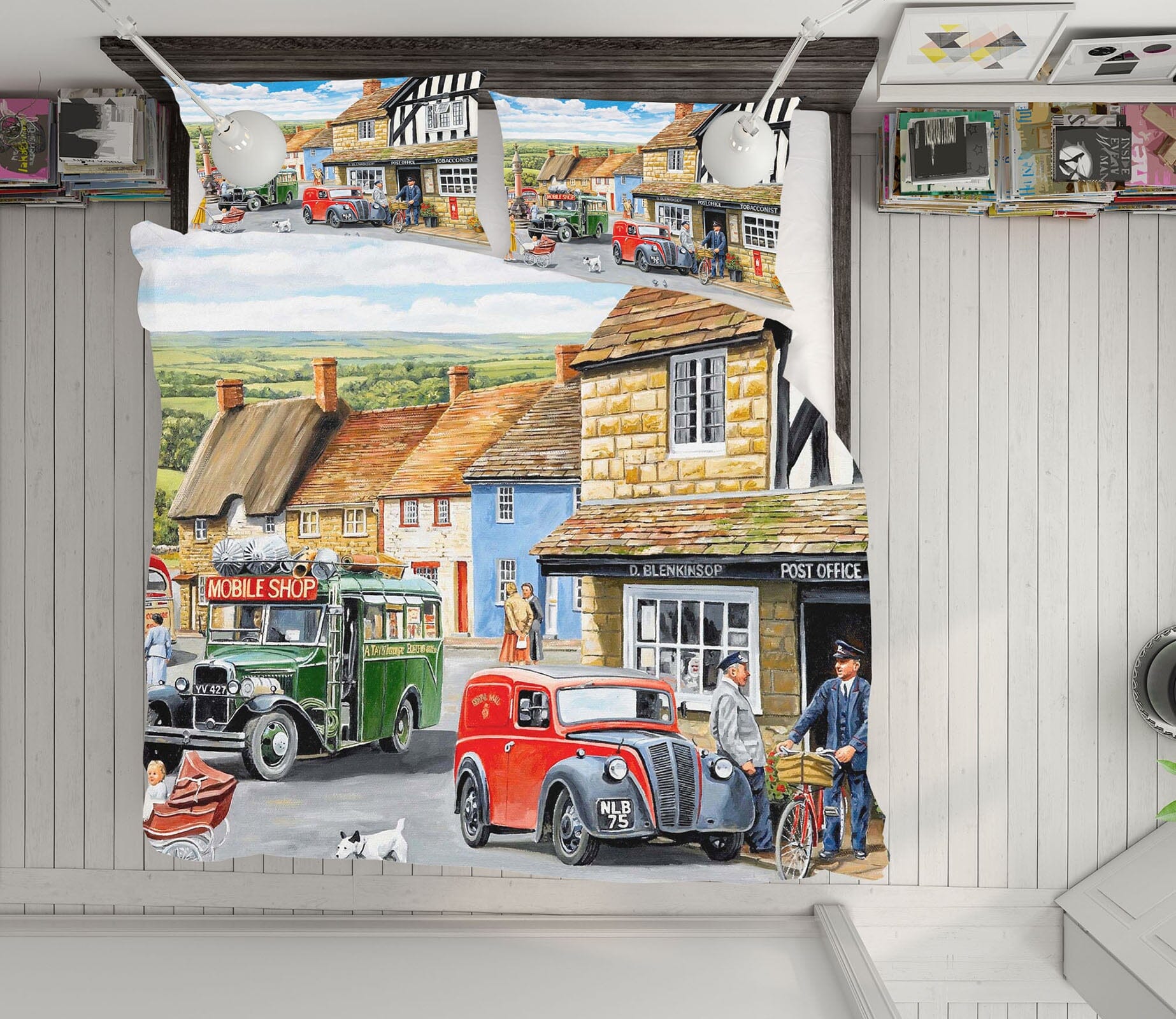 3D The Post Office 2065 Trevor Mitchell bedding Bed Pillowcases Quilt Quiet Covers AJ Creativity Home 