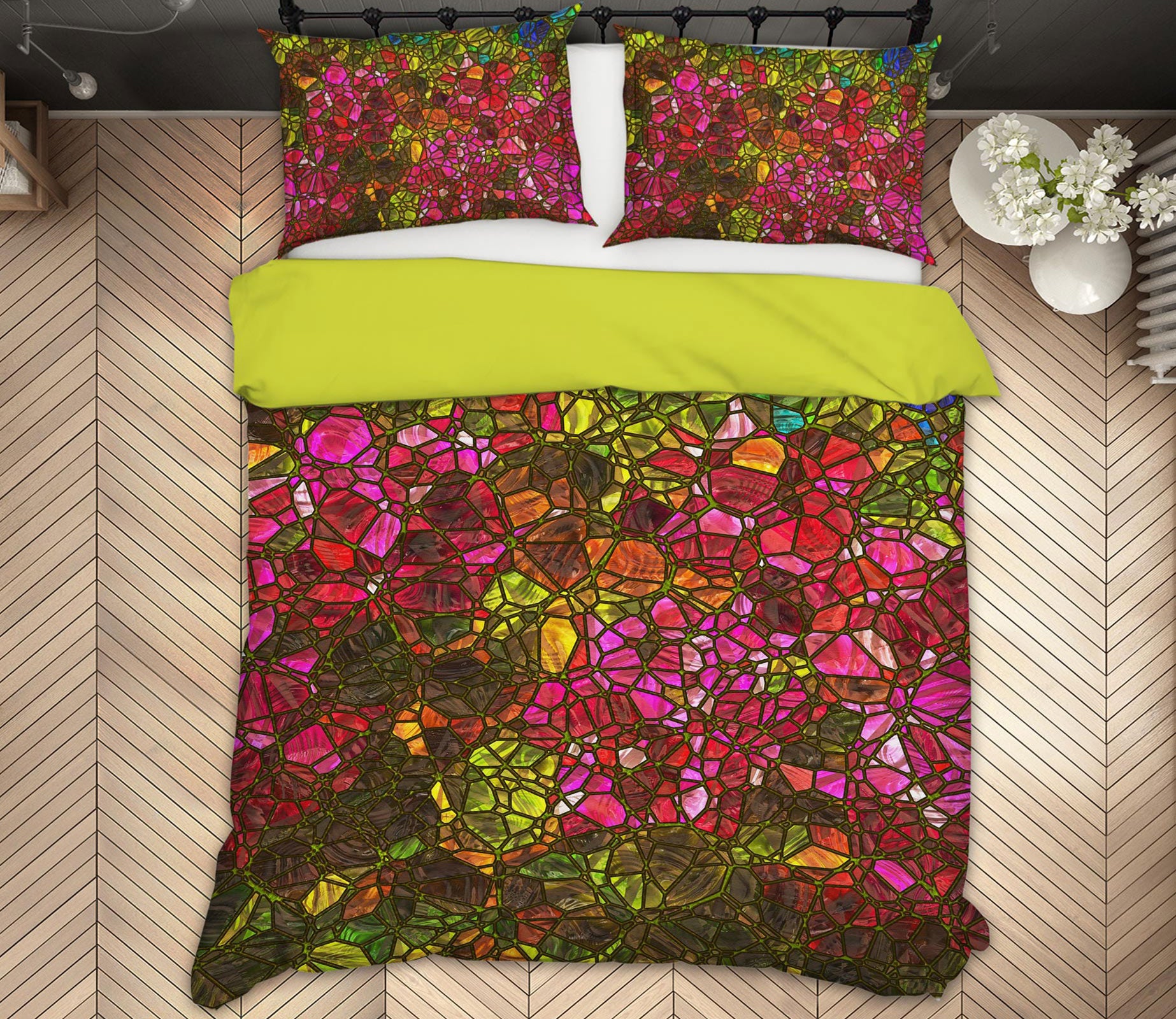 3D Flowers 14013 Bed Pillowcases Quilt