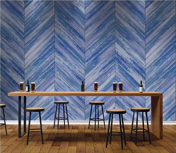3D Blue Stripes 2505 Wall Murals Wallpaper AJ Wallpaper 2 