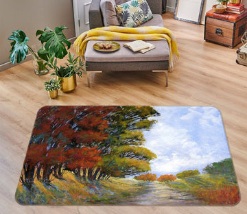 3D Forest Road 112 Michael Tienhaara Rug Non Slip Rug Mat Mat AJ Creativity Home 