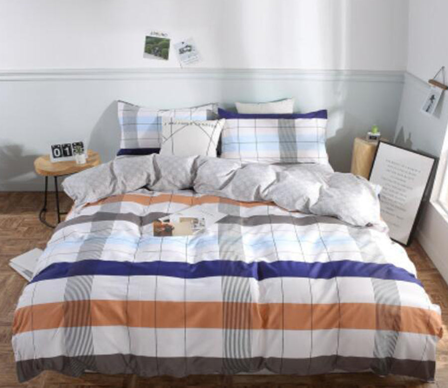 3D Color Stripes 30268 Bed Pillowcases Quilt