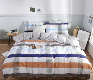 3D Color Stripes 30268 Bed Pillowcases Quilt